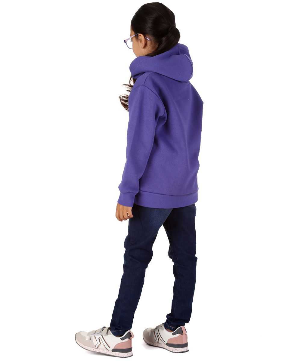 Trendy Toggs Kids Plain Overhead Purple Hoodie