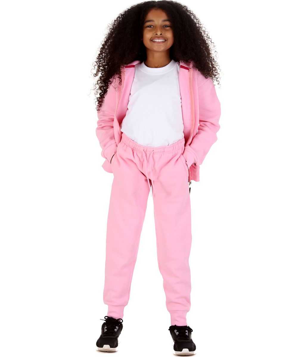 Trendy Toggs Kids Fleece Zip Up Pink Tracksuit