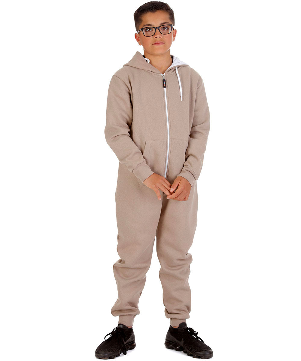Trendy Toggs Kids Mocha Zip Up Onesie