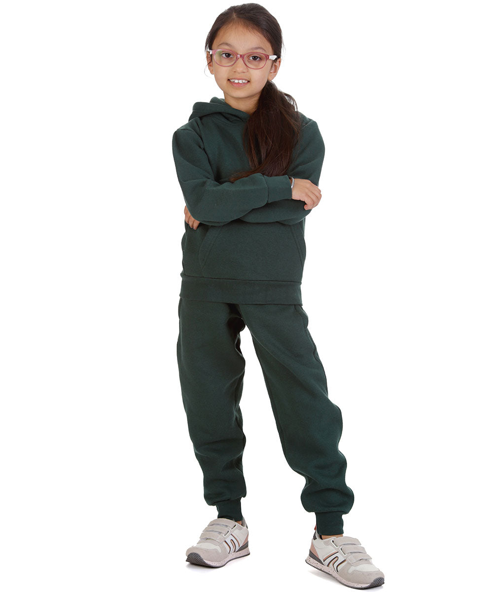 Trendy Toggs Kids Overhead Hoodie Bottle Green Tracksuit