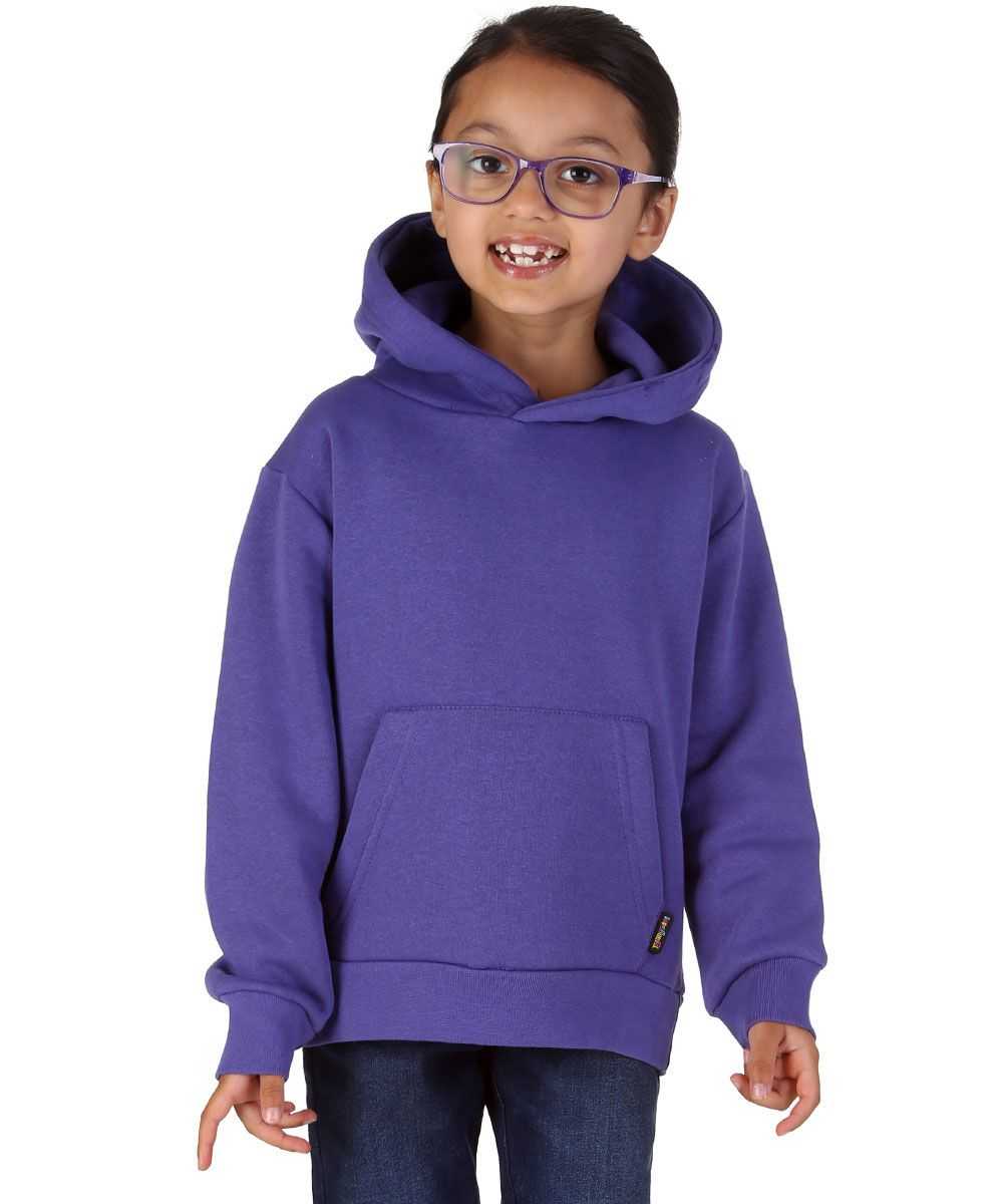 Trendy Toggs Kids Plain Overhead Purple Hoodie
