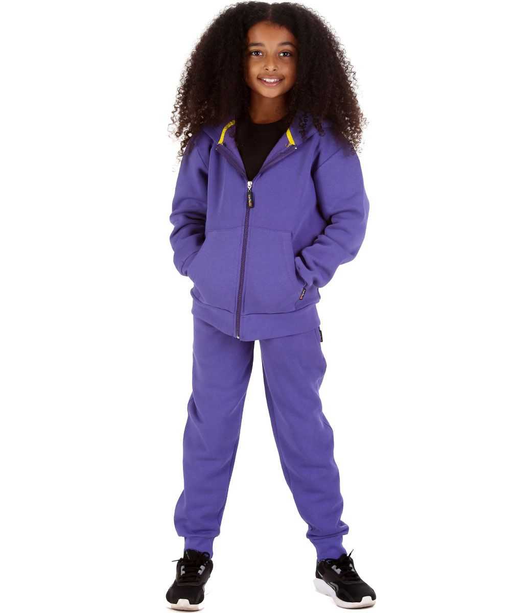 Trendy Toggs Kids Zip Up Purple Tracksuit
