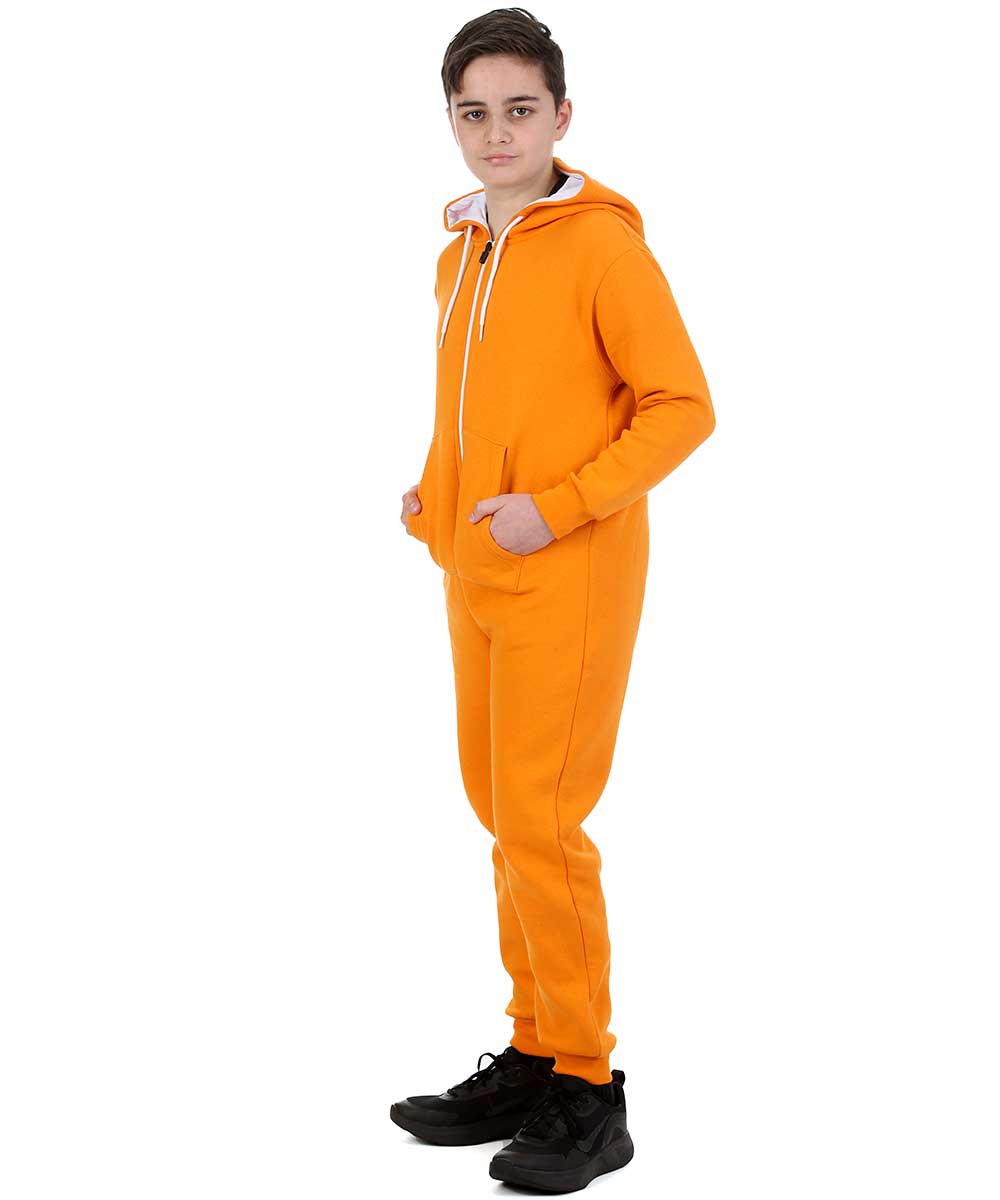 Trendy Toggs Kids Orange Zip Up Onesie