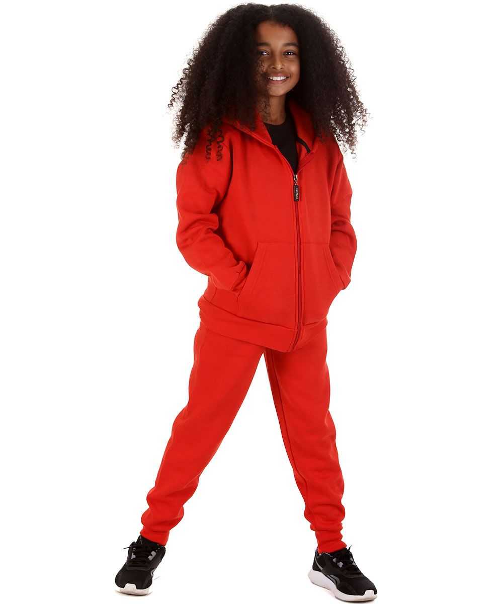 Trendy Toggs Kids Zip Up Red Tracksuit