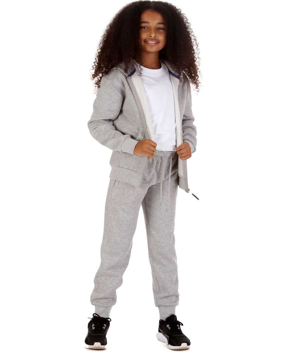 Trendy Toggs Kids Zip Up Oxford Grey Tracksuit