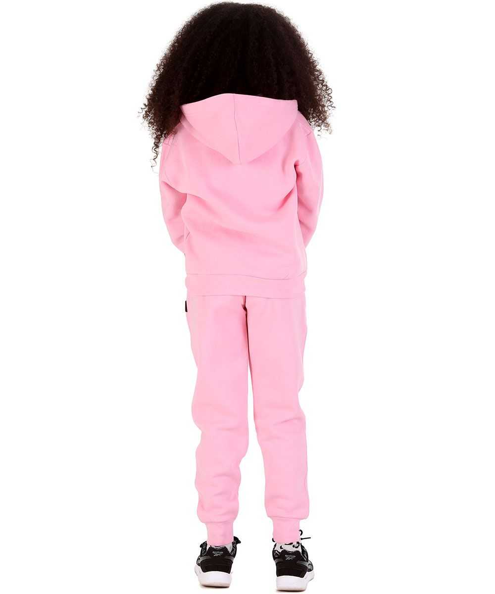 Trendy Toggs Kids Fleece Zip Up Pink Tracksuit