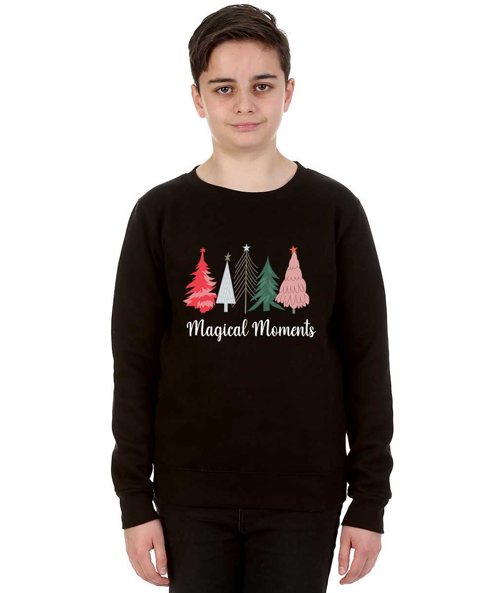 Trendy Toggs Kids Magical Moments Christmas Tree jumper Black