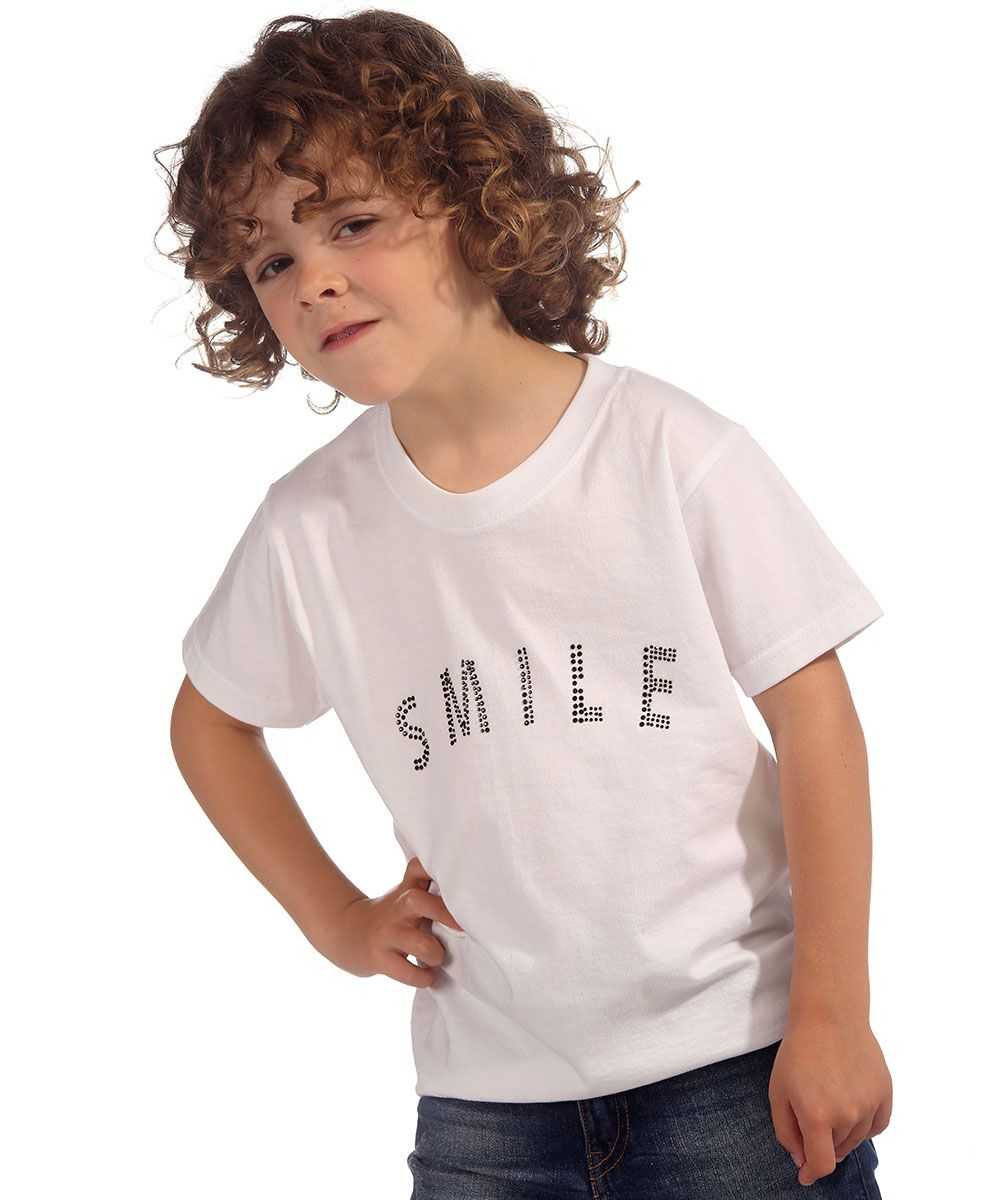Trendy Toggs Kids Smile Rhinestone T-shirt
